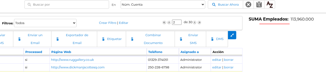 List View Filter Aggregation