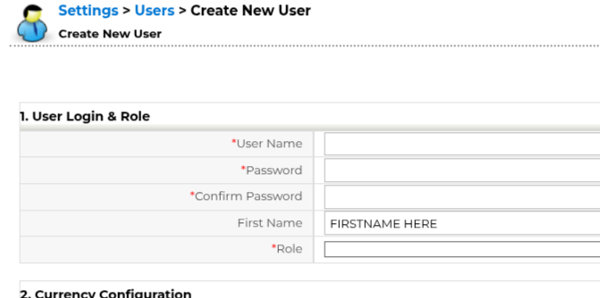 User Default Value