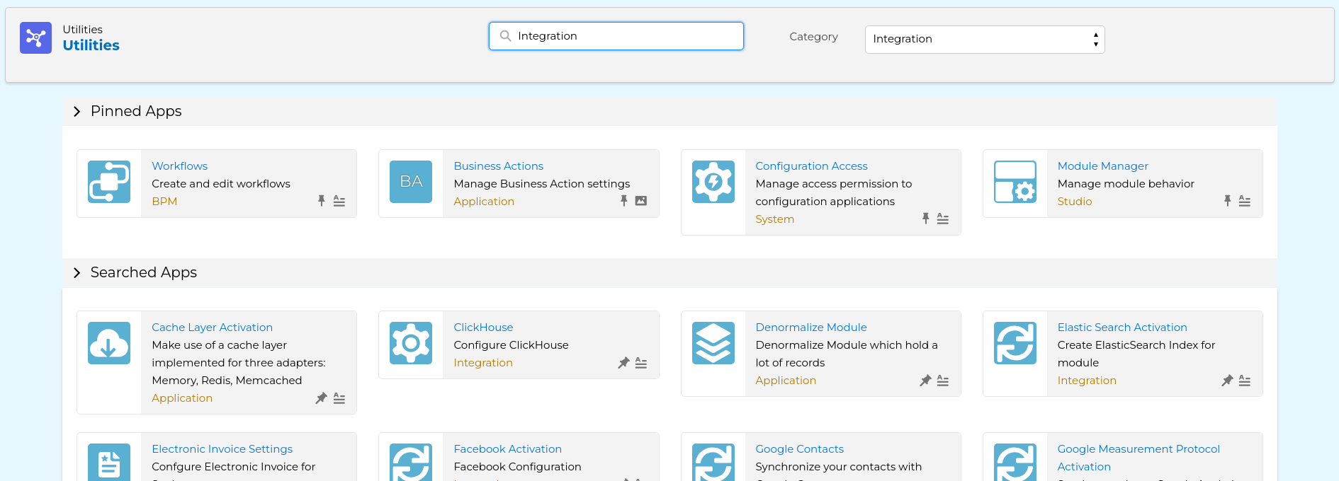 Utilities UI