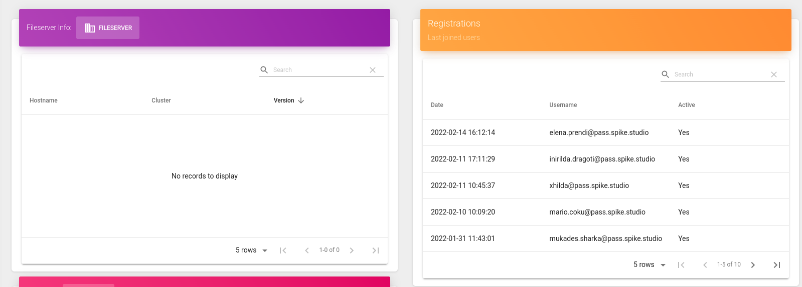 Psono Dashboard File/Registration